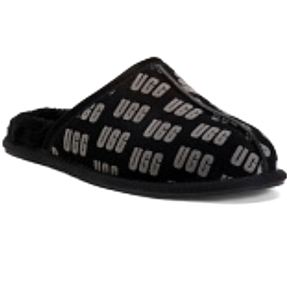 UGG‎ Logo Pearle Slippers- Black/Grey
